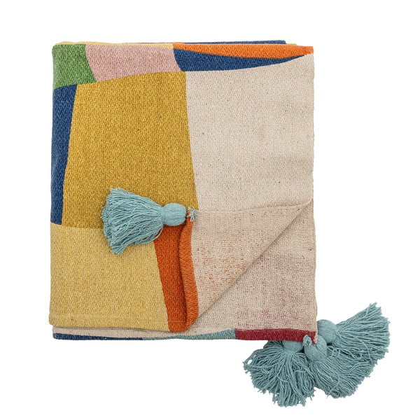 Coperta per bambini in cotone riciclato 130x160 cm Colorine – Bloomingville Mini-image-4