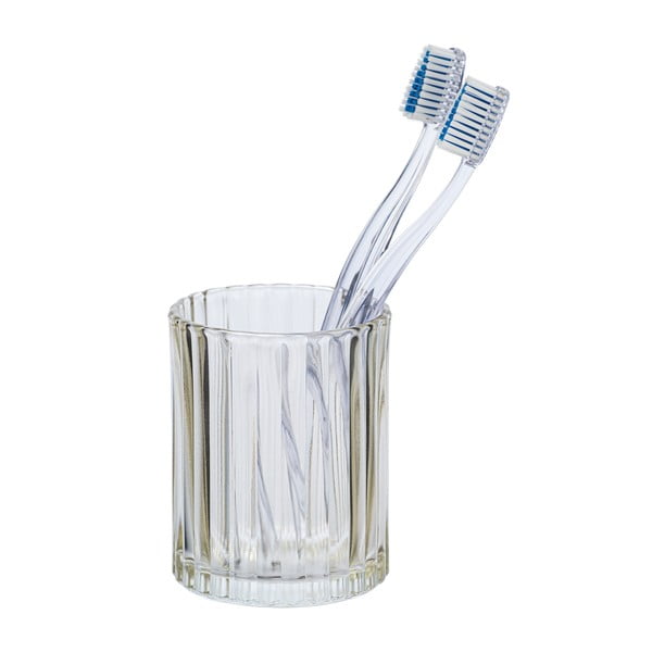 Bicchiere in vetro beige per spazzolini da denti Vetro - Wenko-image-1