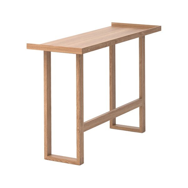 Scrivania in legno massiccio di quercia Slim - Wireworks-image-4