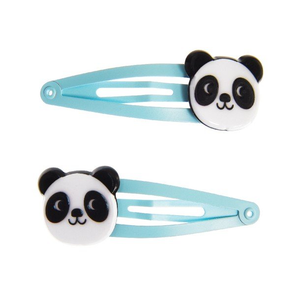 Set di 2 fermagli per capelli Miko Il Panda Miko the Panda - Rex London-image-1