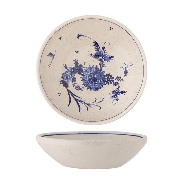 Ciotola blu/beige in terracotta ø 41 cm Aleni – Bloomingville-image-2