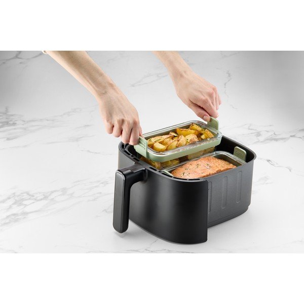 Set di stampi da forno in vetro 2 pz 20x9,5 cm – Lékué-image-3