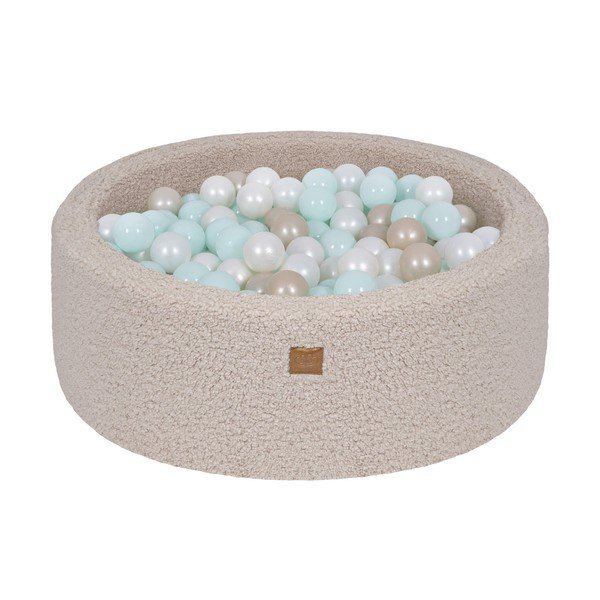 Piscina di palline grigia ø 90 cm altezza totale 30 cm – Meowbaby