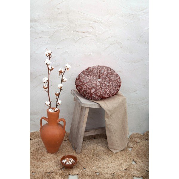 Cuscino Cojin Redondo Paisley, ⌀ 37 cm - Really Nice Things-image-1