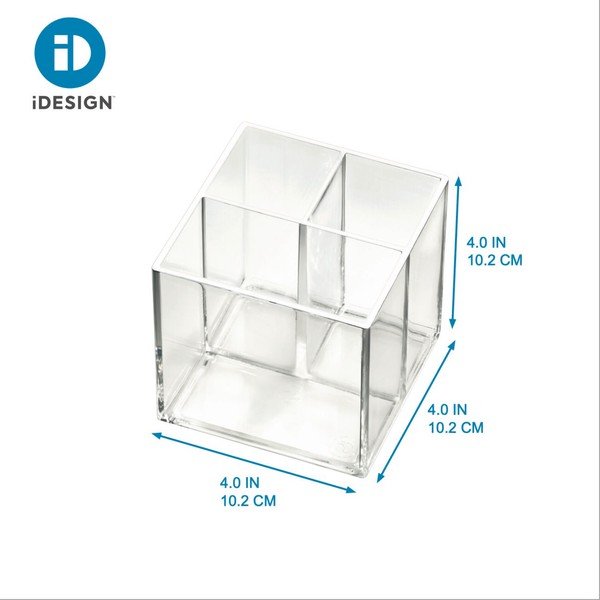 Organizzatore per cosmetici da bagno in plastica riciclata Cosmetic Cube - iDesign-image-3