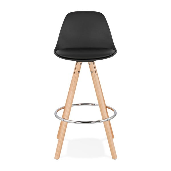 Sgabello da bar nero, altezza seduta 64 cm Anau - Kokoon-image-3