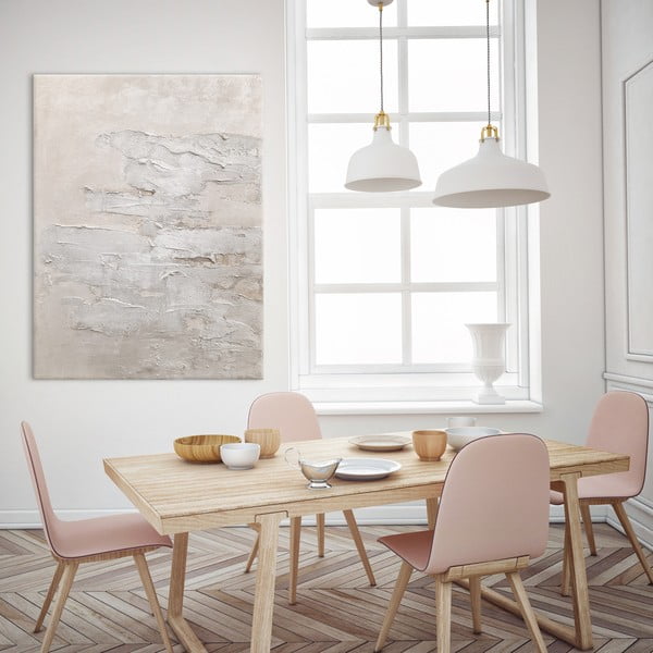 Quadro dipinto a mano 90x120 cm Sand Wall - Malerifabrikken-image-1