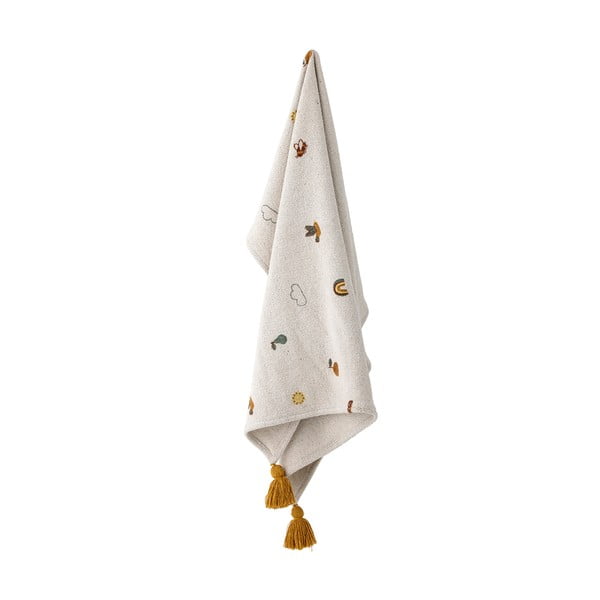 Coperta bianca per neonati 80x100 cm Agnes - Bloomingville Mini-image-4