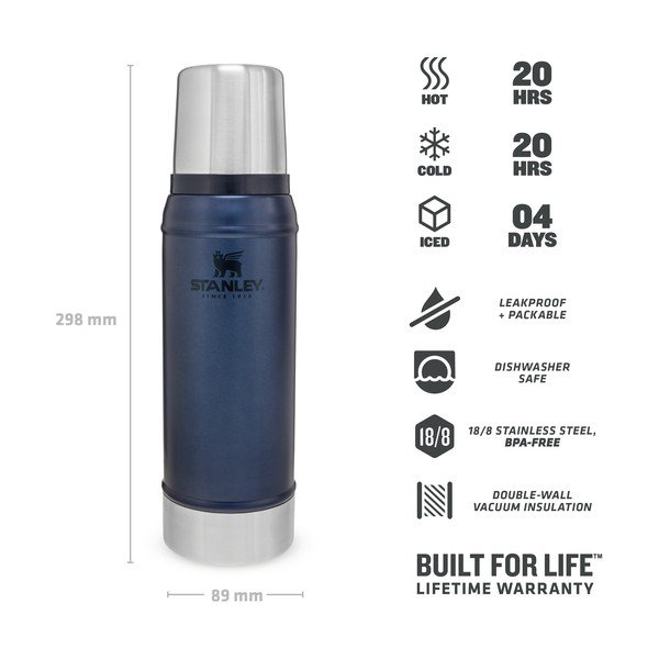 Thermos blu con tazza 750 ml - Stanley-image-3