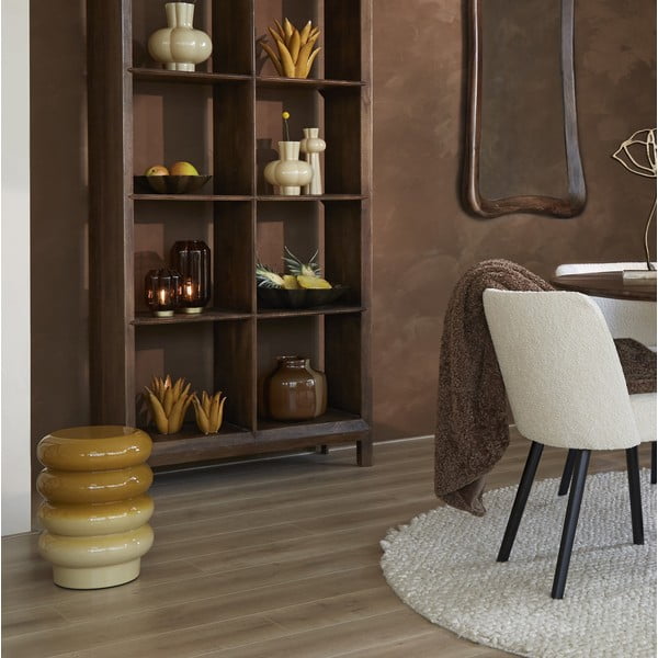 Tavolino rotondo in metallo ø 30 cm Mirogi - Light & Living-image-1