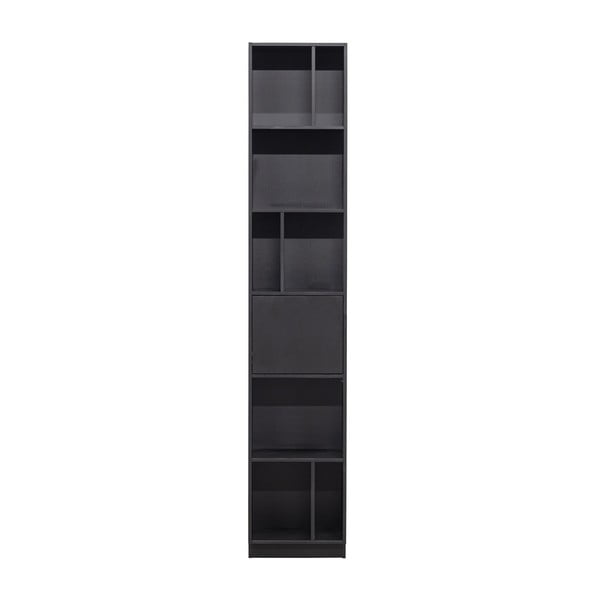 Libreria modulare in legno di pino nero 40x210 cm Finca - WOOOD