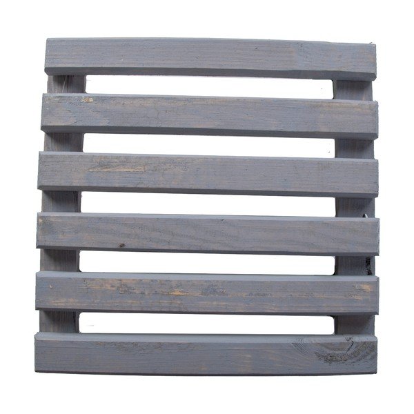 Tappeto mobile in legno grigio, 29 x 29 cm - Esschert Design-image-3