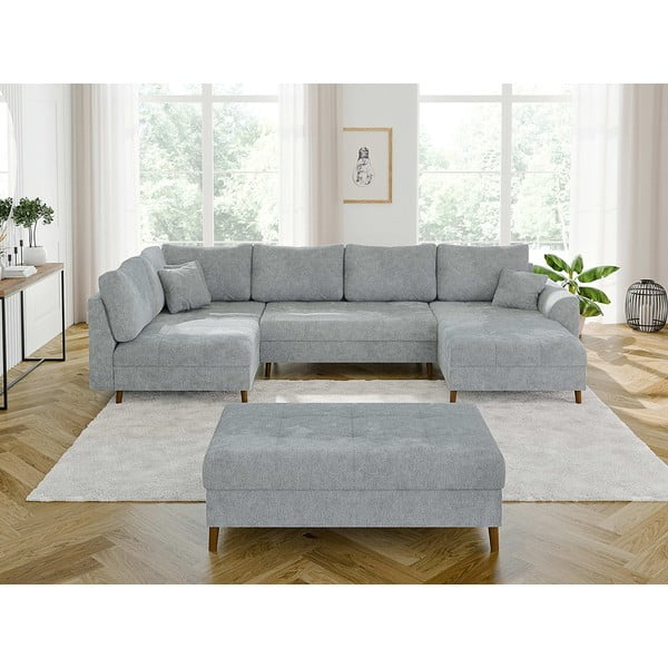 Poggiapiedi grigio chiaro Ariella – Ropez-image-4