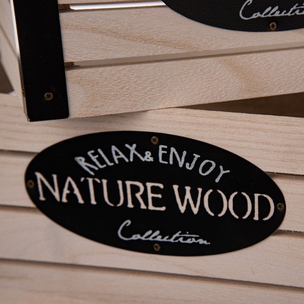 Scatola di stoccaggio in legno Rustic - Orion-image-4