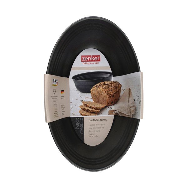 Scatola ovale per pane Nero, 26,5 x 16,5 cm - Zenker-image-3