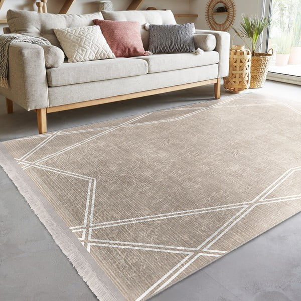 Tappeto beige 120x180 cm - Mila Home-image-2