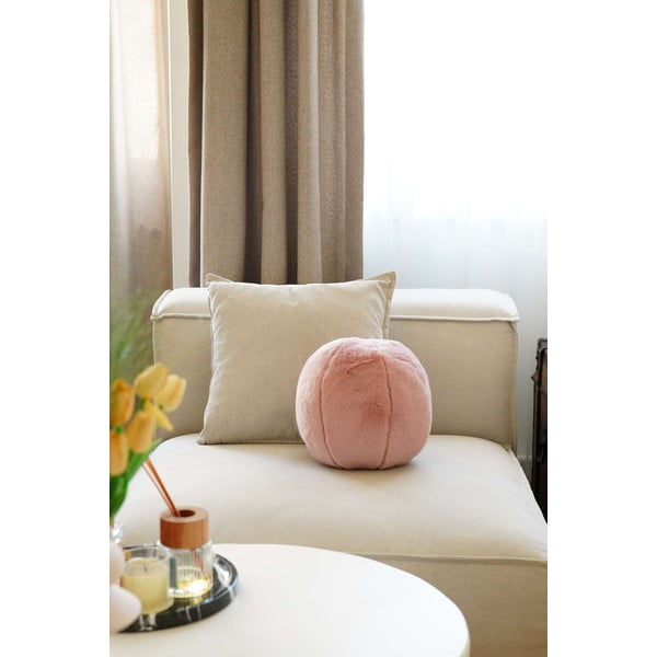 Cuscino decorativo in micropile ø 25 cm Top – Mioli Decor-image-2