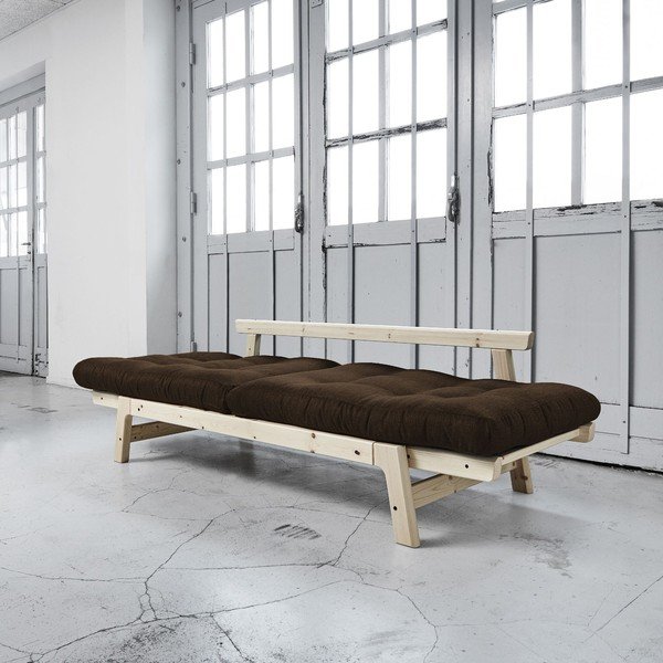 Rozkládací pohovka Karup Step Natural/Choco Brown-image-3