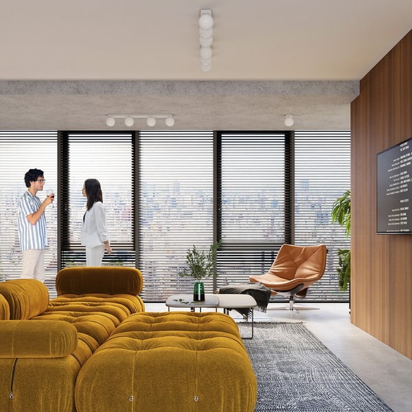 Lampada da soffitto bianca con paralume in vetro ø 12 cm Umerta - Sollux-image-4