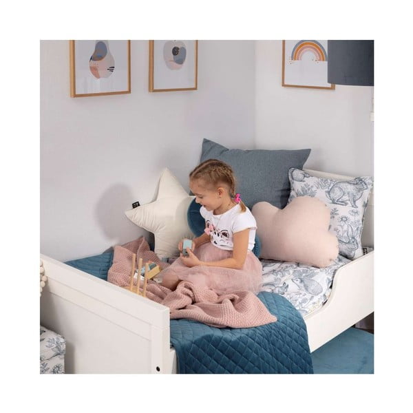 Copriletto trapuntato per bambini 160x100 cm Posh Velvet - Yellow Tipi-image-3