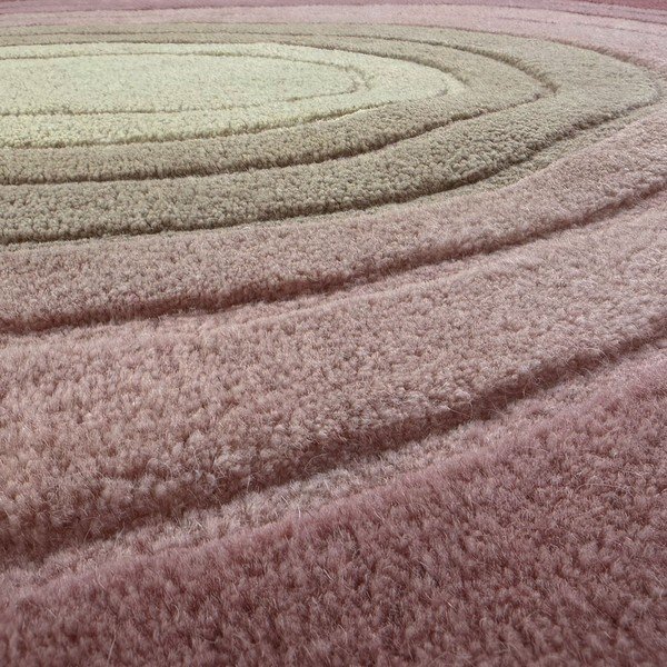Tappeto viola in lana tessuto a mano 200x290 cm Puddle Ombre  – Flair Rugs-image-2