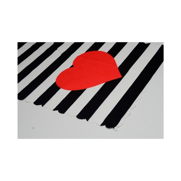 Runner 45x140 cm Black Stripes – Minimalist Cushion Covers-image-1