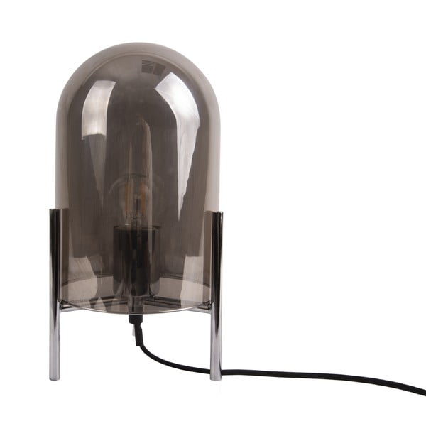 Lampada da tavolo in vetro grigio Vetro Bell - Leitmotiv-image-2