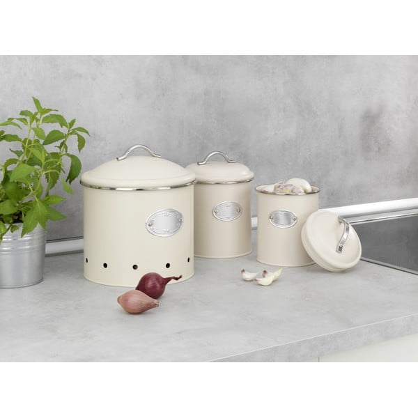 Scatola di metallo per alimenti/patate Nero - Wenko-image-1