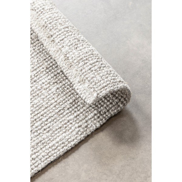 Passatoia grigio chiaro in iuta reversibile/tessuta a mano 80x200 cm Bouclé Jaipur – Hanse Home-image-3