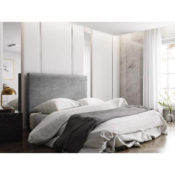 Testiera grigia 200x120 cm Natalia - Milo Casa-image-3