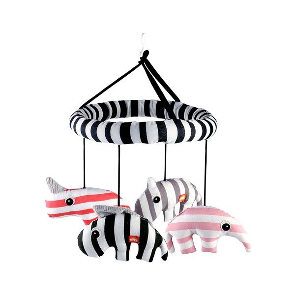 Hudební 3D Zoopreme kolotoč, růžový