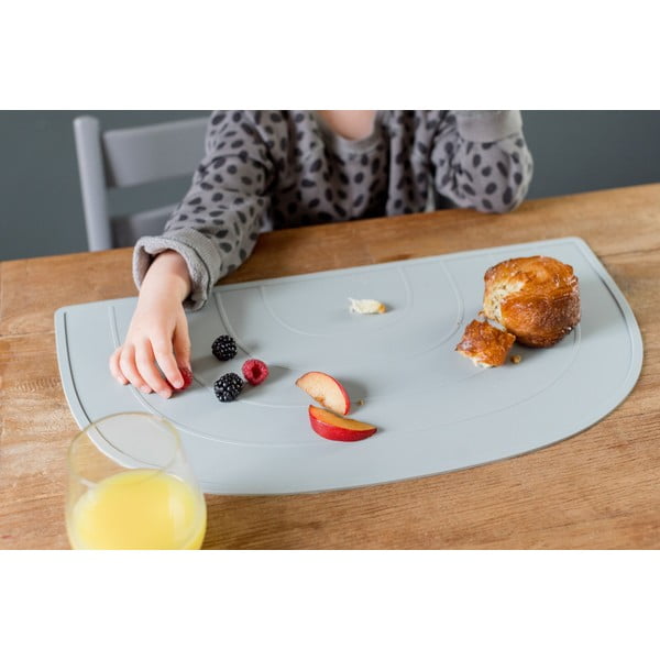 Tovaglietta Rainbow in silicone blu, 47 x 26 cm - Kindsgut-image-3