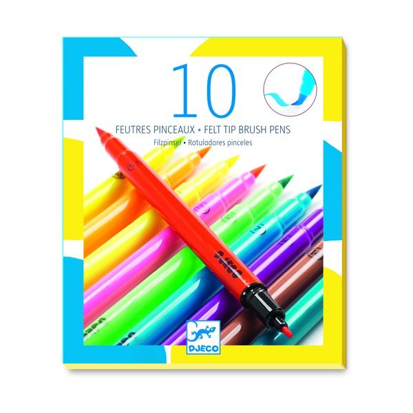 Set di 10 pennarelli al neon - Djeco-image-2