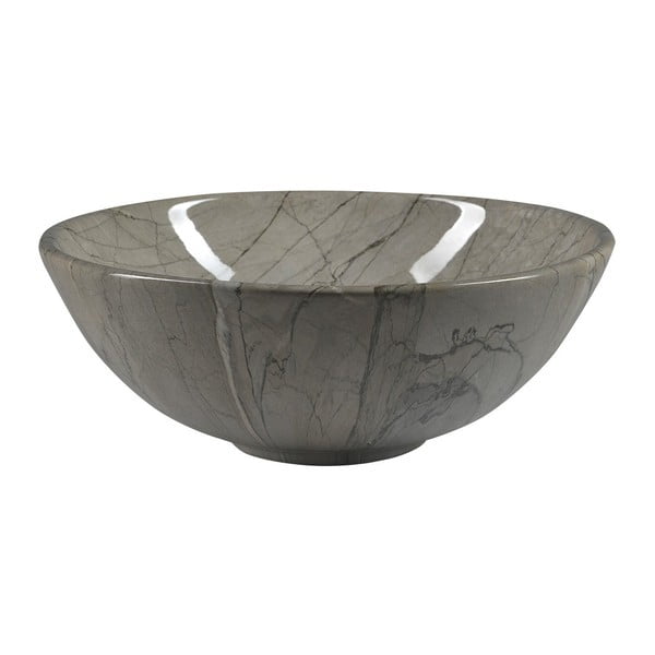 Lavabo rotondo grigio in ceramica ø 42 cm Dalma – Sapho-image-1