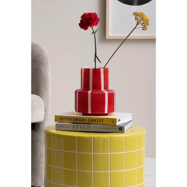 Tavolino rotondo in ceramica ø 42 cm Retro Tiles – Leitmotiv-image-3