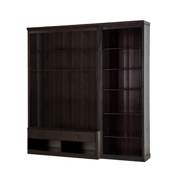 Televisore marrone in legno di pino 214x223 cm Anita - Støraa-image-1