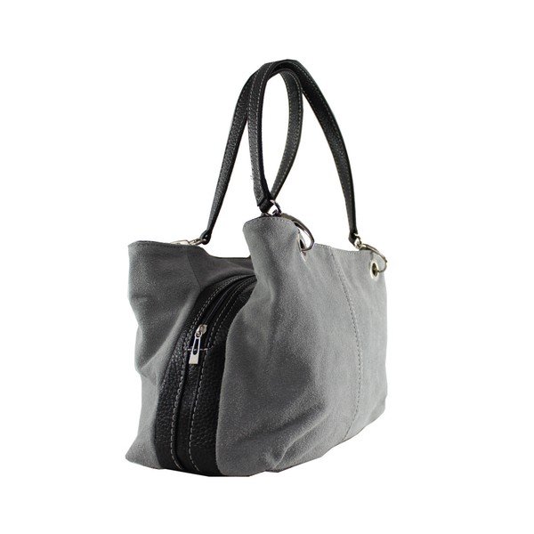 Borsa in pelle grigia Ink - Chicca Borse-image-3