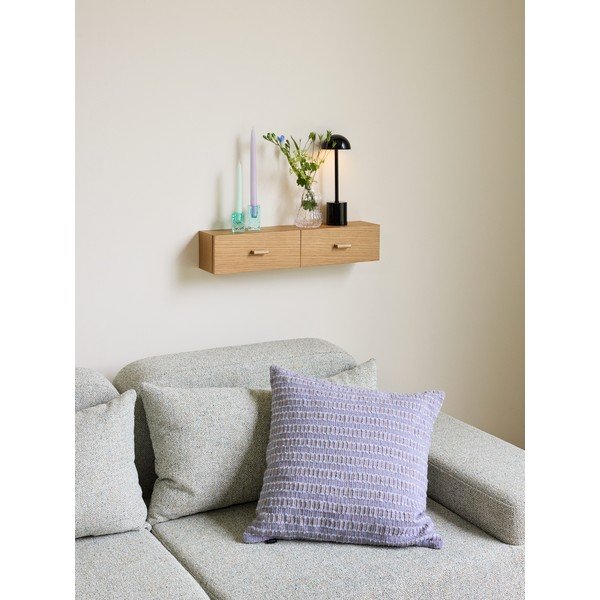 Mensola di colore naturale con effetto rovere 60 cm Shuno – Hübsch-image-3