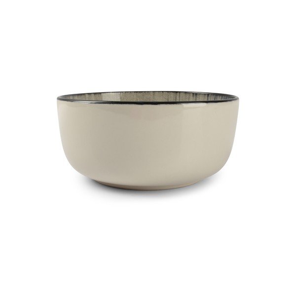 Ciotolina nera/color crema in gres 740 ml Gravel – ONA-image-2
