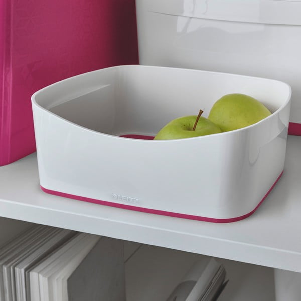 Scatola di plastica bianca e rosa MyBox - Leitz-image-3