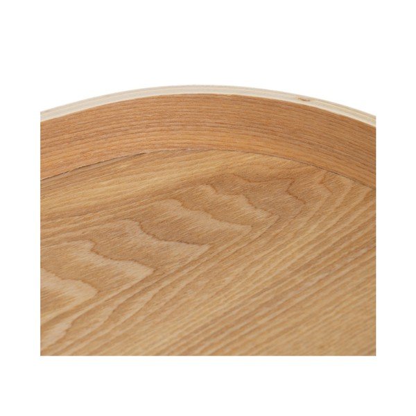 Vassoi decorativi in legno in set da 2 20x37 cm - Casa Selección-image-3