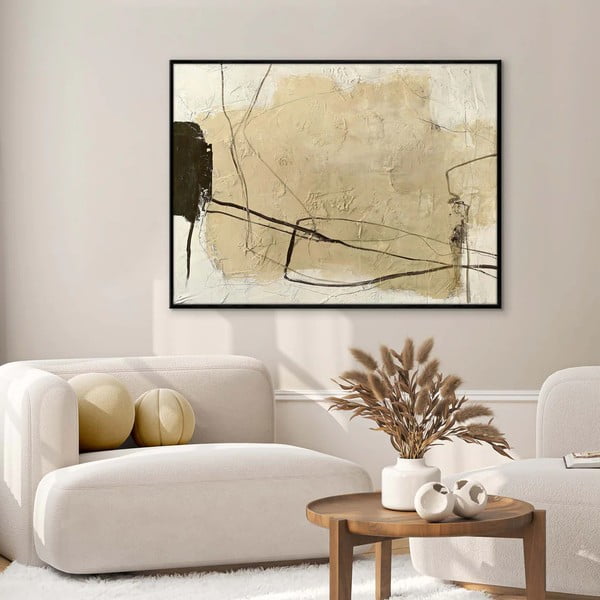 Quadro dipinto a mano 120x90 cm Cloudline – Malerifabrikken-image-1