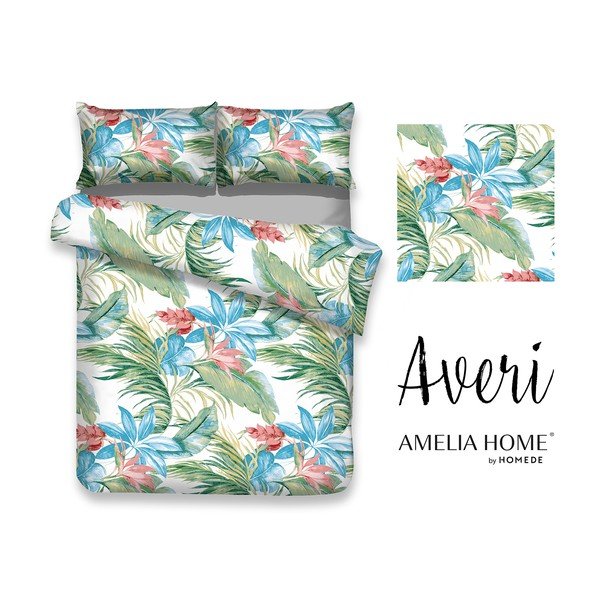 Biancheria da letto in cotone Tulum, 200 x 220 cm - AmeliaHome-image-3