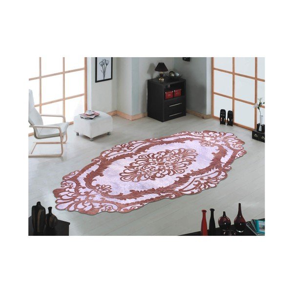Tappeto durevole Huniyo Kahve, 80 x 120 cm - Vitaus
