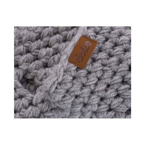 Scaldabraccia grigio all'uncinetto Lisa - DOKE-image-2
