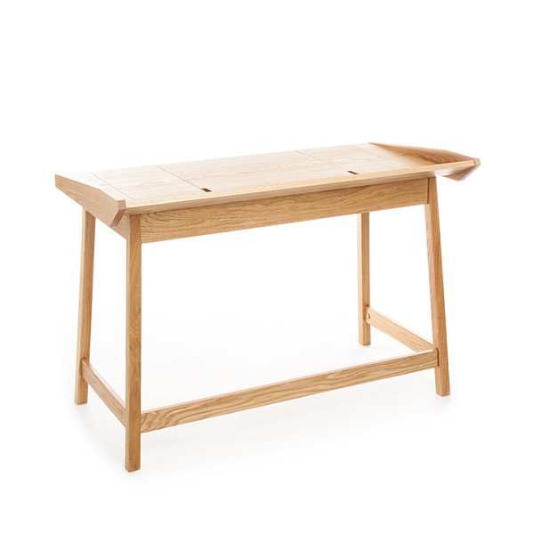 Tavolo da lavoro in rovere 60x113 cm Henry - Tomasucci-image-2