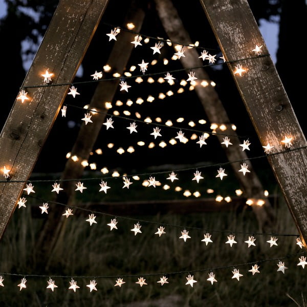 Catena luminosa LED verde scuro Star, 100 luci, lunghezza 12,5 m - DecoKing-image-2