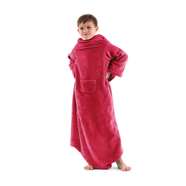 Coperta TV rossa con maniche Lazykids Lazy Kids - DecoKing-image-1