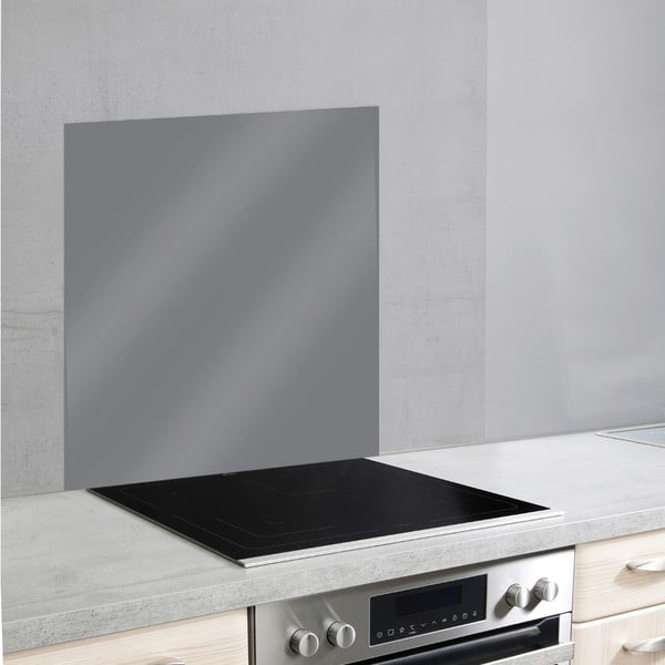 Rivestimento in vetro grigio per stufa , 70 x 60 cm - Wenko