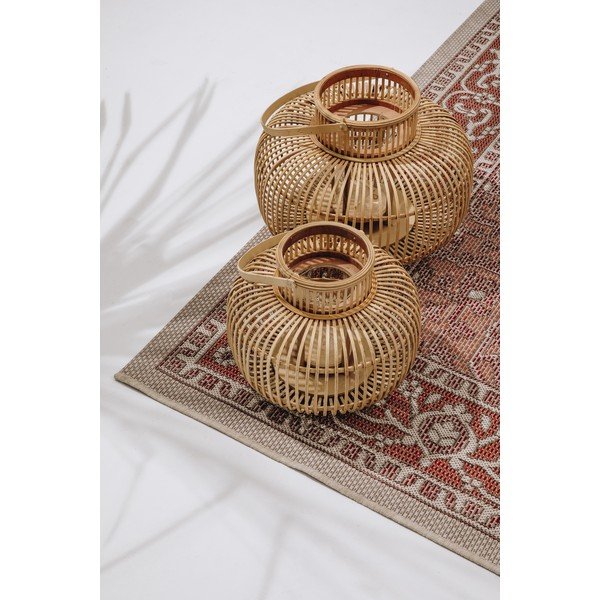 Set di 2 lanterne in bambù Bambù Desert - Hübsch-image-1